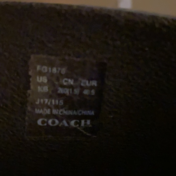 COACH brown RAINBOOTS 10B - Picture 7 of 7